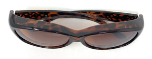 Sunglasses Optical Covers Polarised Brown with Gold Detail