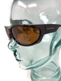 Solar Shield Sunglasses Polarised Optical Covers Over Spectacles BROWN 578 11