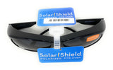 Polarised Optical Covers Over Spectacles BLACK with Diamond Effect Solar Shield 580 with Tags