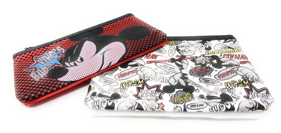 Mickey Mouse Disney Cosmetic Bag Twin Pack Bundle