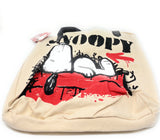 Peanuts Snoopy Beige 100% Cotton Tote Bag