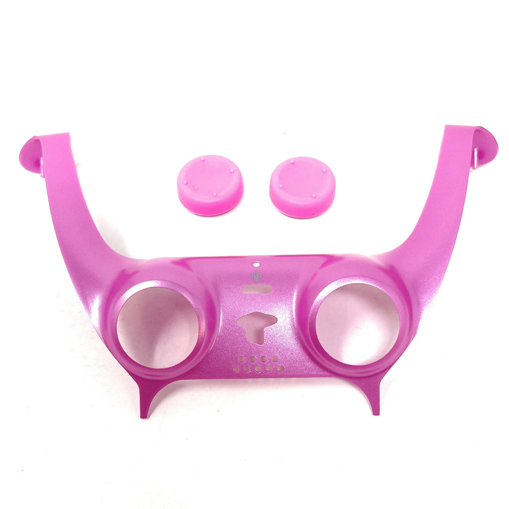 IMP DualSense Controller Styling Kit - 4 Pack Custom Faceplates and Thumb Grips (Pink)