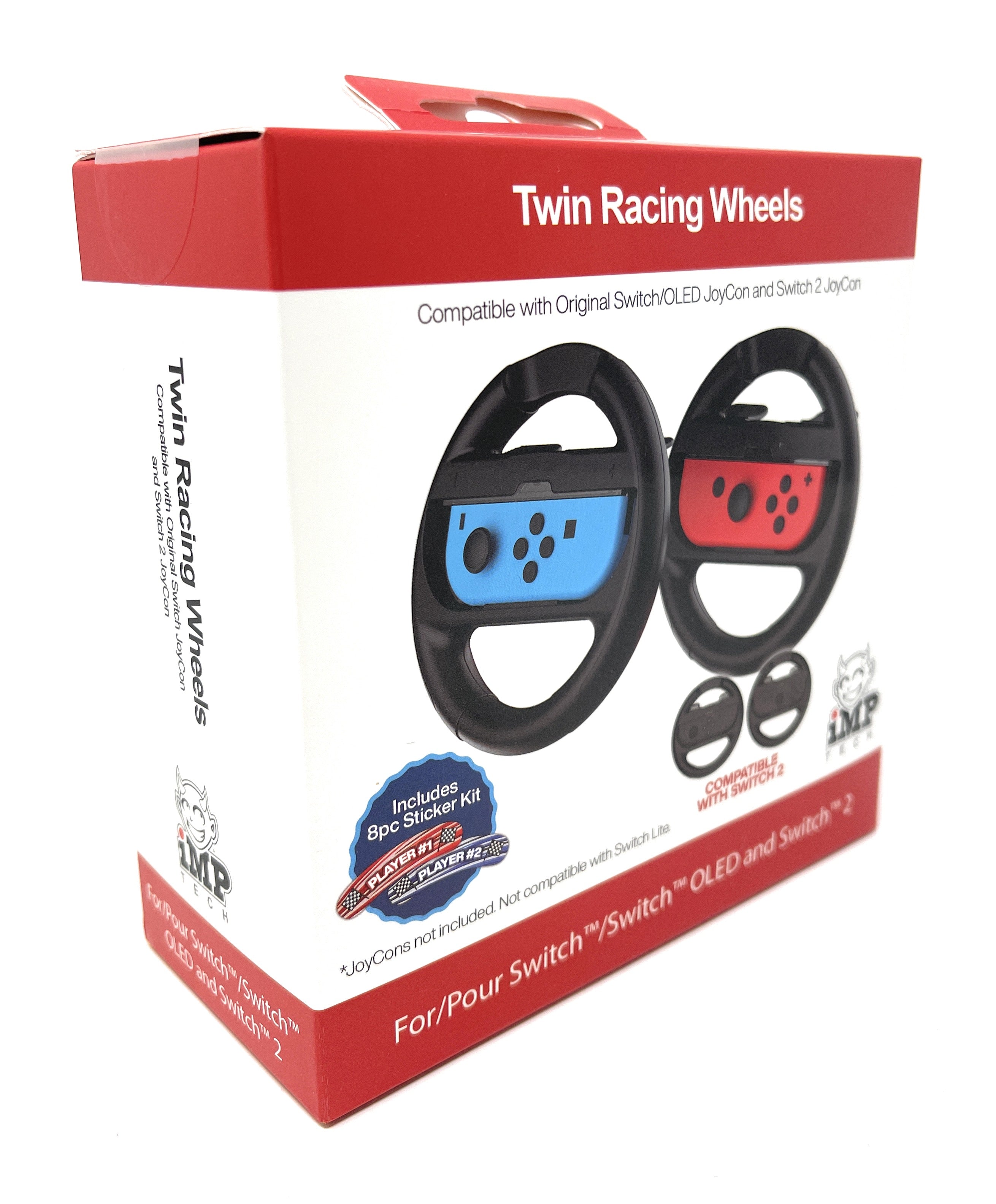 IMP Twin Racing Wheels for Nintendo Switch, OLED and Switch 2 -1