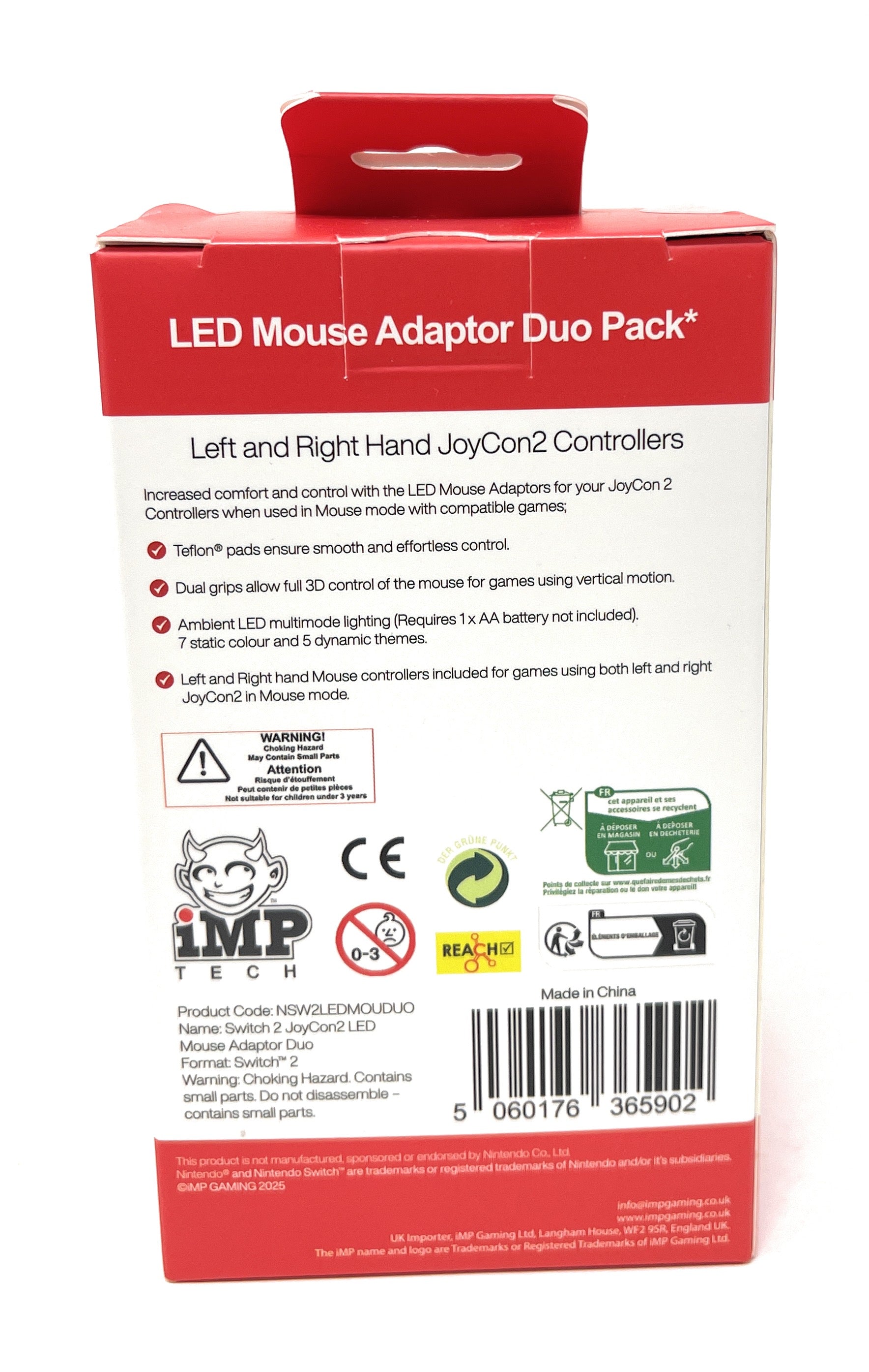 LED Mouse Adaptor Duo Pack for Nintendo Switch 2 -11