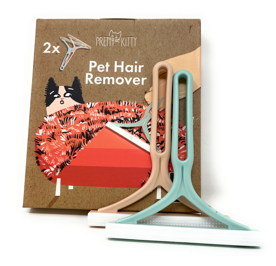 Set of 2 Pretty Kitty Pet Hair Removers For Aminal Fur, Dust, and Lint on Sofas, Carpets, or Beds. 3