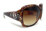 Boots Ladies Sunglasses Brown Tortoise Shell with Silver 028I 4