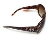 Boots Ladies Sunglasses Brown Tortoise Shell with Silver 028I 3
