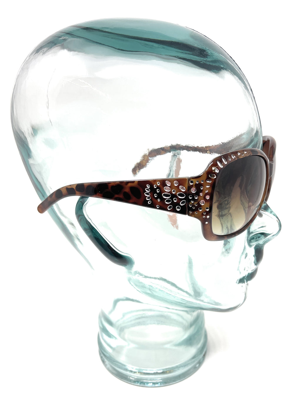 Boots Ladies Sunglasses Brown Tortoise Shell with Silver 028I 11