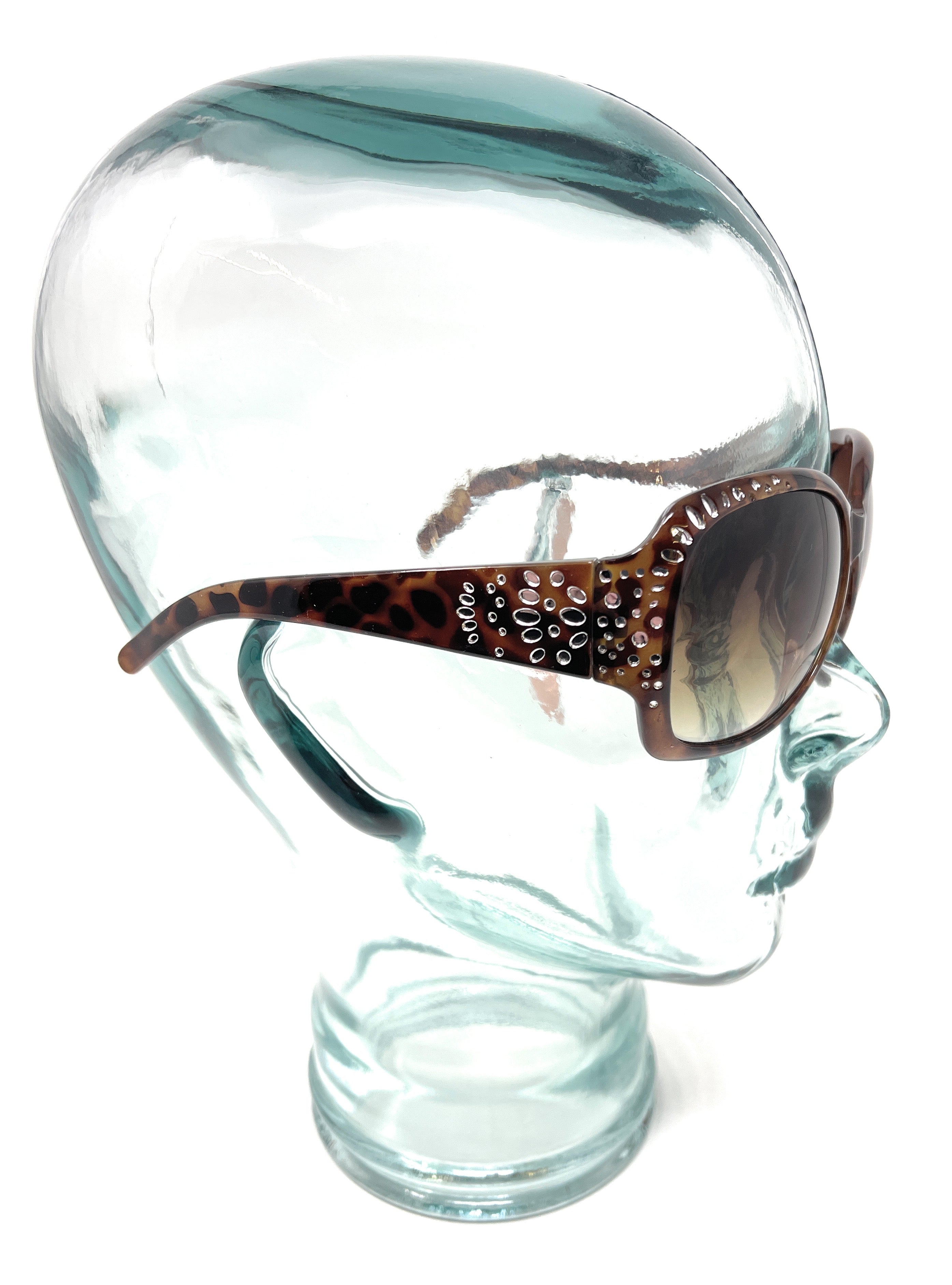 Boots Ladies Sunglasses Brown Tortoise Shell with Silver 028I 11