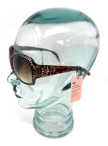 Boots Ladies Sunglasses Brown Tortoise Shell with Silver 028I 10