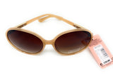 Ladies Sunglasses Brown with Gold Boots 031I 5