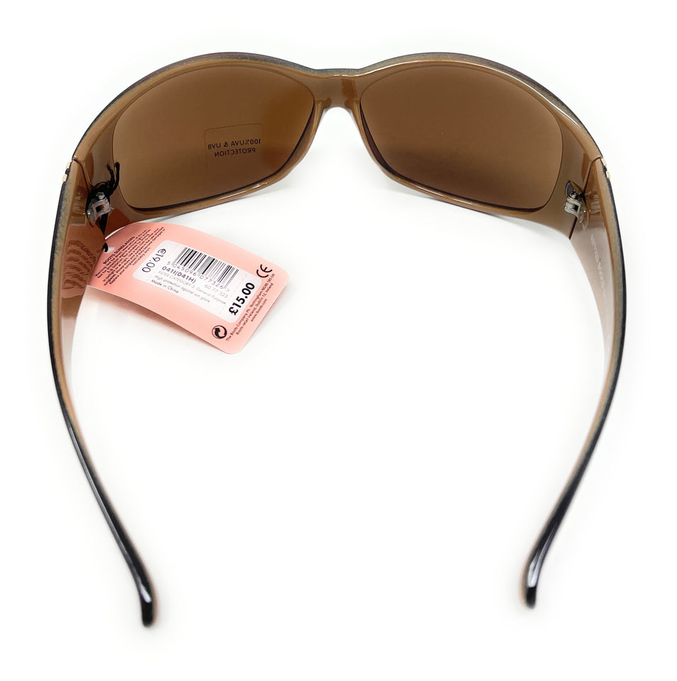 Boots Brown Sunglasses 