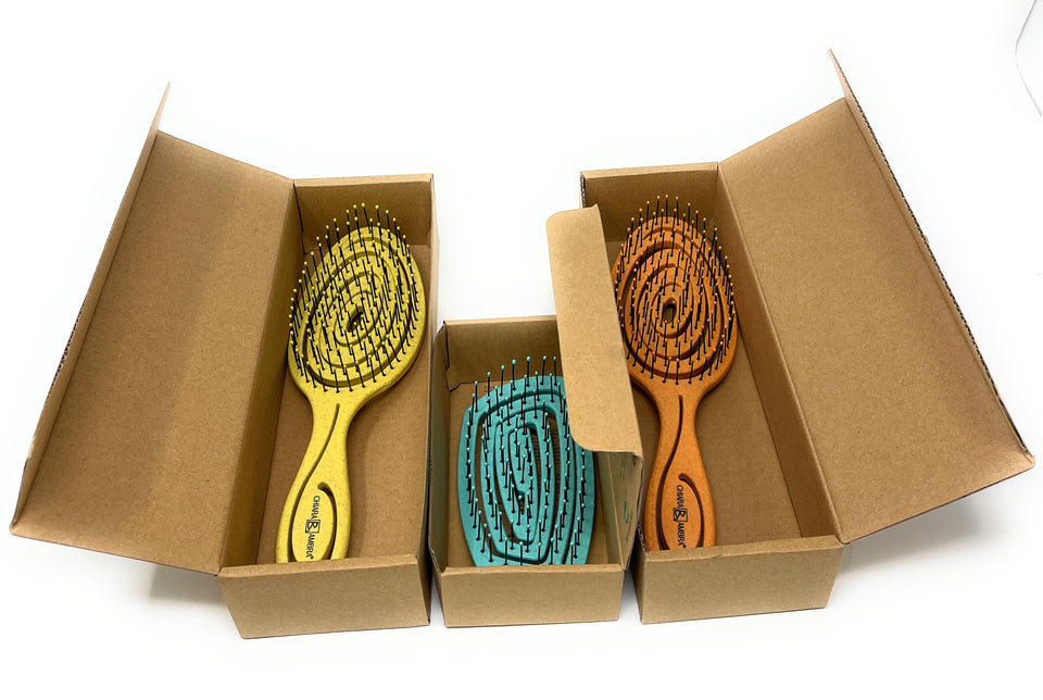 CHIARA AMBRA Detangling Hair Brush Set9