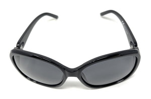 Sunglasses Black Frame Black Lens Sliver Hinge Next 102 4