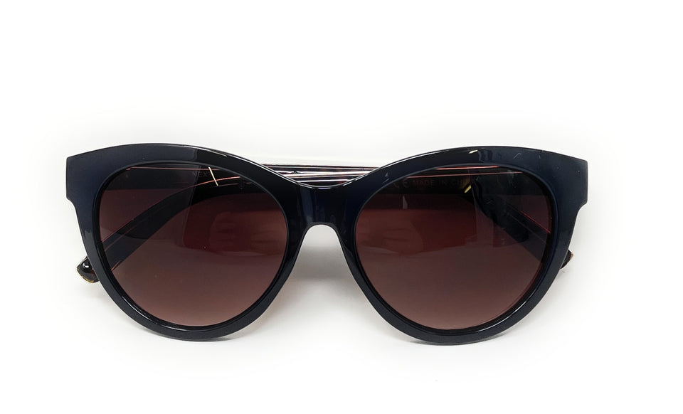 Sunglasses Black Brown Retro Frame with Brown Next 101 3