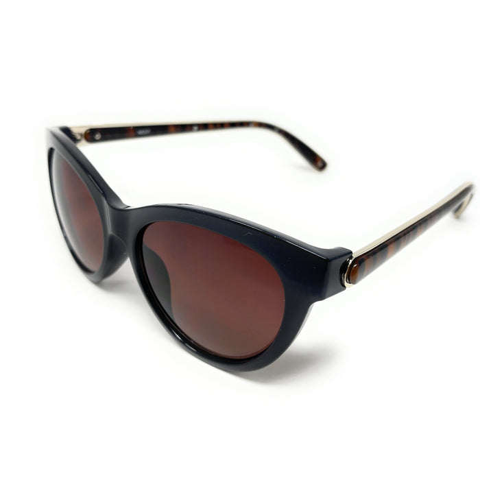 Sunglasses Black Brown Retro Frame with Brown Next 101 