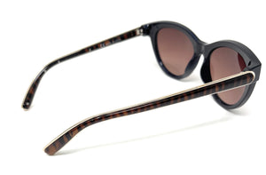 Sunglasses Black Brown Retro Frame with Brown Next 101 9