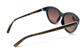 Sunglasses Black Brown Retro Frame with Brown Next 101 9