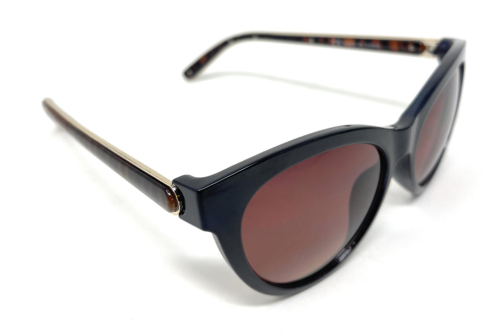 Sunglasses Black Brown Retro Frame with Brown Next 101 9