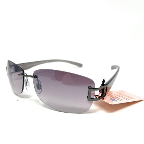 Ladies Sunglasses Frameless Black Lenses Boots 144I  