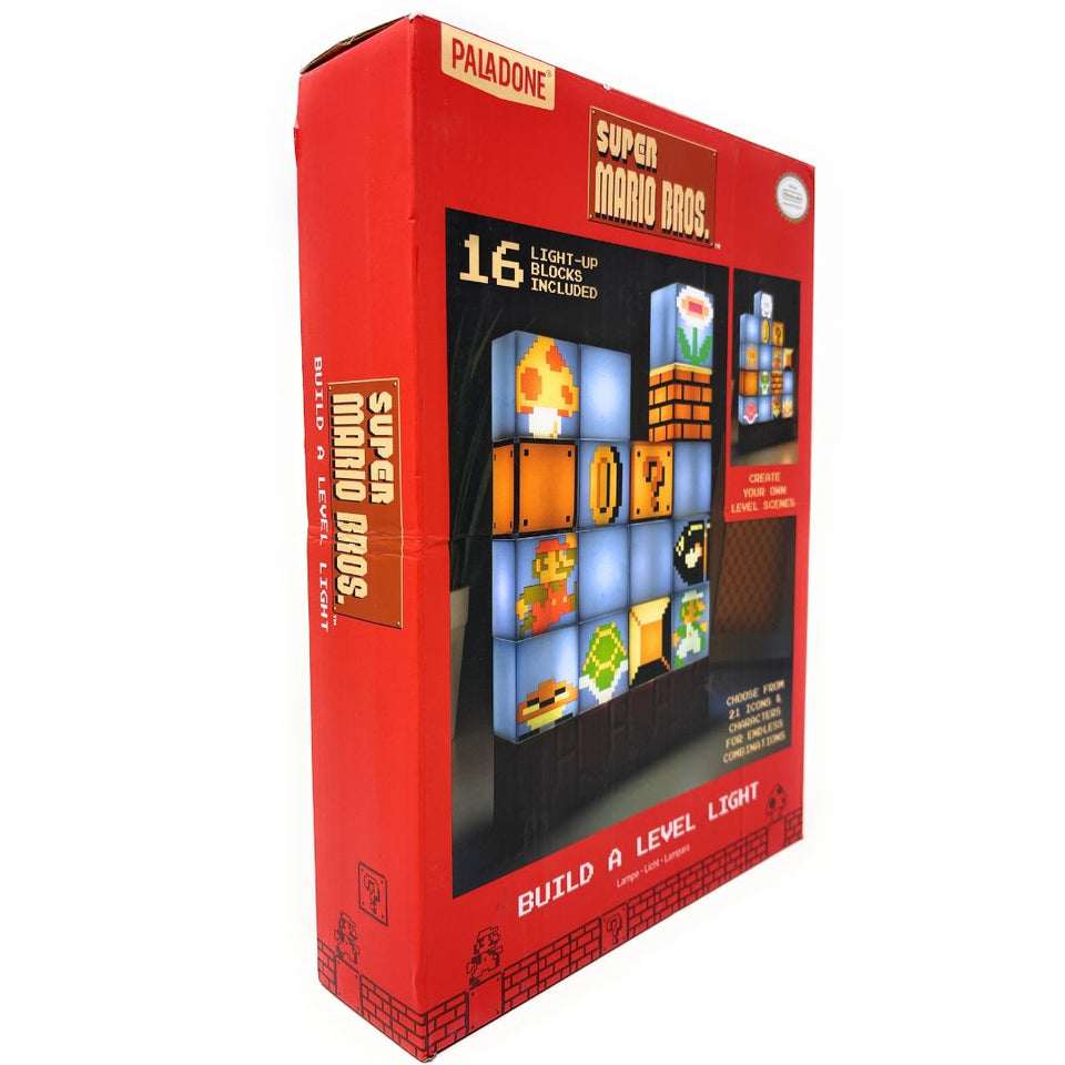 Super Mario Bros LED Light Build A Level Desk Lamp