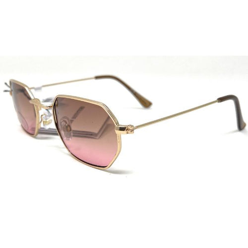 Ladies Sunglasses Gold Frame Pink Lenses Urban Outfitters 44014