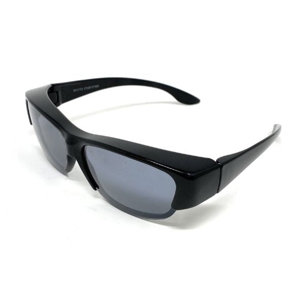 Polarised Sunglasses Optical Covers for Over Spectacles Gloss BLACK 573 2