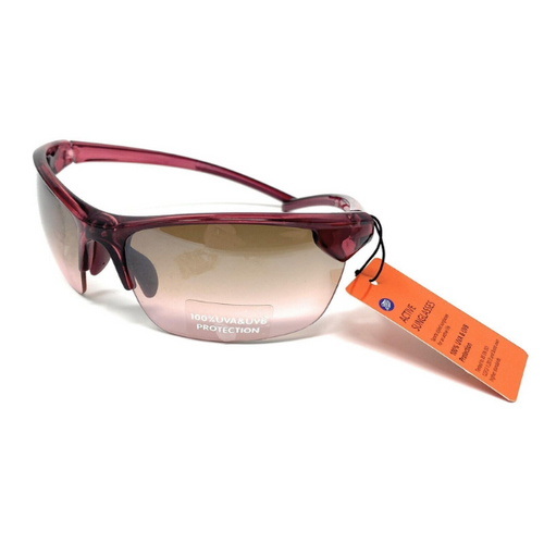 Boots Active Ladies' Sunglasses Burgundy Sports Style 120I