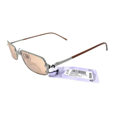 Boots REACTOLITE™ Sunglasses Silver Metal Surround and Brown Arms 108J 