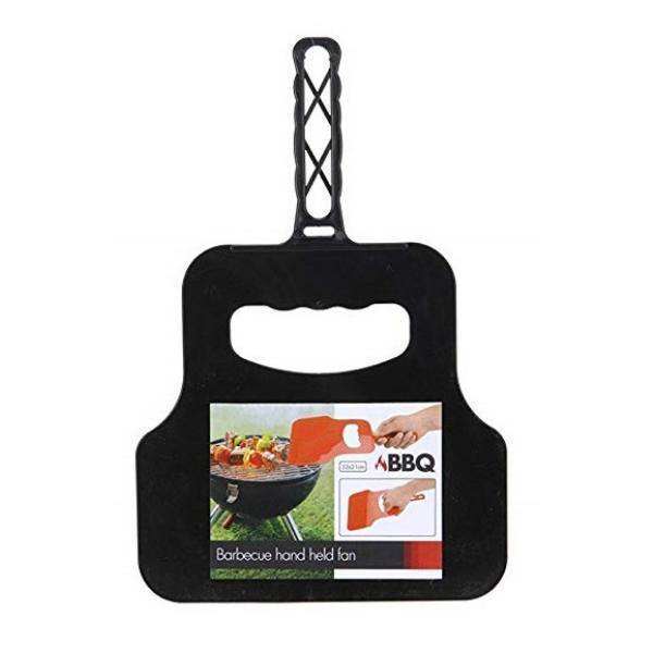 BBQ Hand Held Heat Resistant Fan in Black