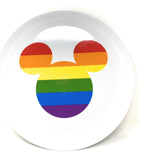 Mickey Mouse Rainbow Melamine Plate Set 4 Disney Funko