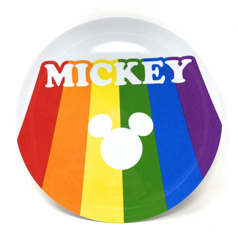 Mickey Mouse Rainbow Melamine Plate Disney Funko