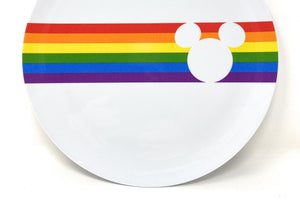 Mickey Mouse Rainbow Melamine Plates  4 Disney Funko