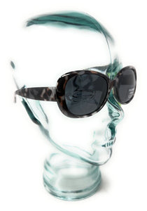 Women's Polarised Sunglasses: Grey Tortoiseshell Frame Boots 076J 9