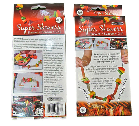 Super Skewer front and back