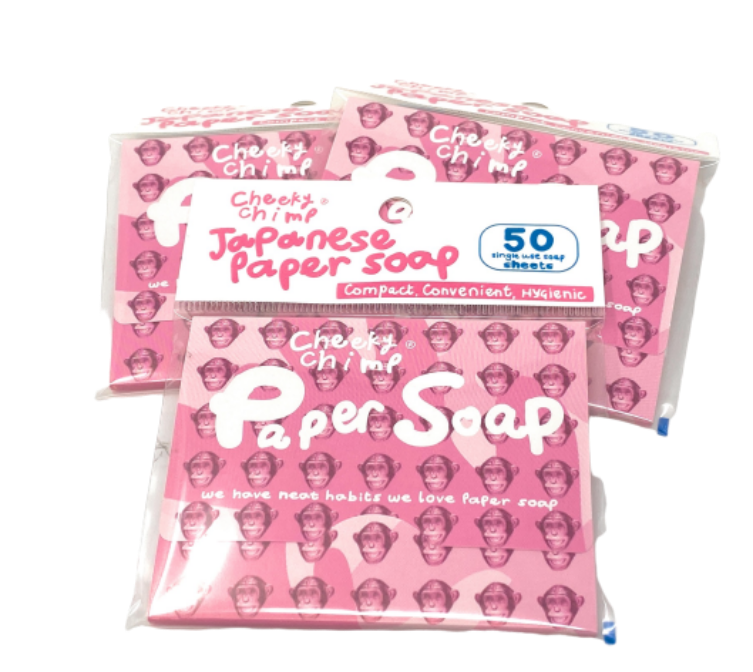 Paper Soap Hand Wash Pocket Travel Pack