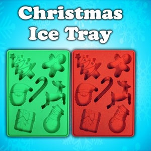 Christmas Ice Tray and Chocolate Mould Twin Pack 