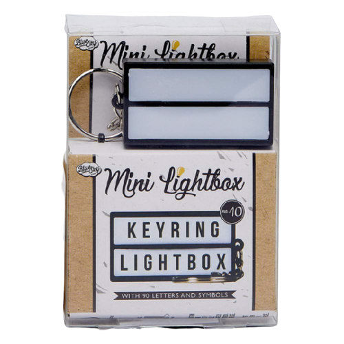 Mini Lightbox Keyring - plus 90 Letters & Symbols
