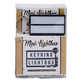 Mini Lightbox Keyring - plus 90 Letters & Symbols
