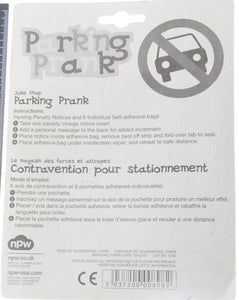 Novelty Joke Parking Prank Fake Penalty Notice