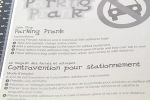 Novelty Joke Parking Prank Fake Penalty Notice (3 Packs)