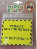 Novelty Joke Parking Prank Fake Penalty Notice (3 Packs)