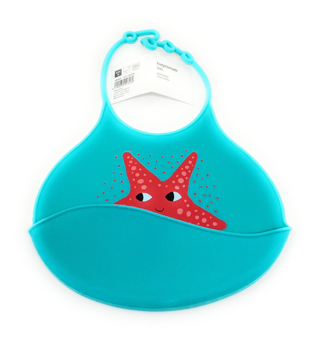Silicone bob blue starfish