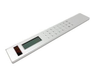 Solar Powered Calculator and 8 inch Ruler
