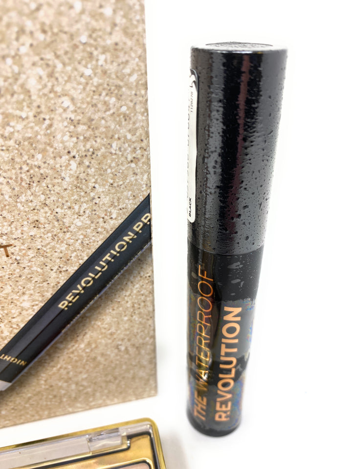 Revolution Makeup Shimmer & Define Shadow & Brow Kit Waterproof Mascara