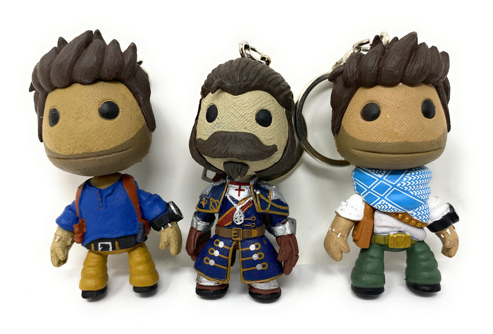 Sackboy Keyrings Little Big Planet PS4 PROMO Triple Pack