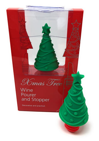 Christmas Tree Bottle Stop & Pourer Twin Pack