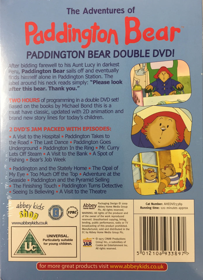 The Adventures of Paddington Bear DVD