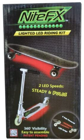 Scooter Bike Skateboard LED Lights Riding Kit - RED