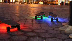 Scooter Bike Skateboard LED Lights Riding Kit - RED